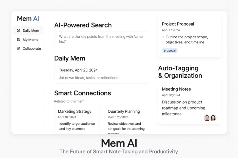 Easy Ways to Use Mem for Daily Business Notes