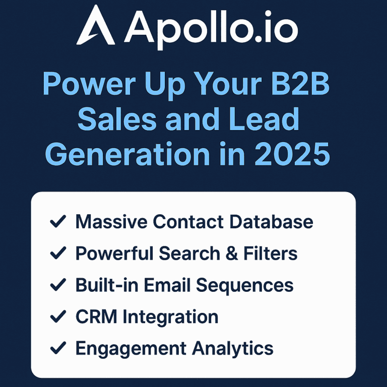 Simple ways to grow your B2B sales with Apollo.io’s tools