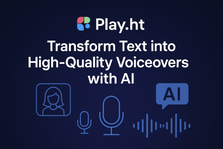 How Play.ht Makes Voiceovers Easy for Creators and Businesses