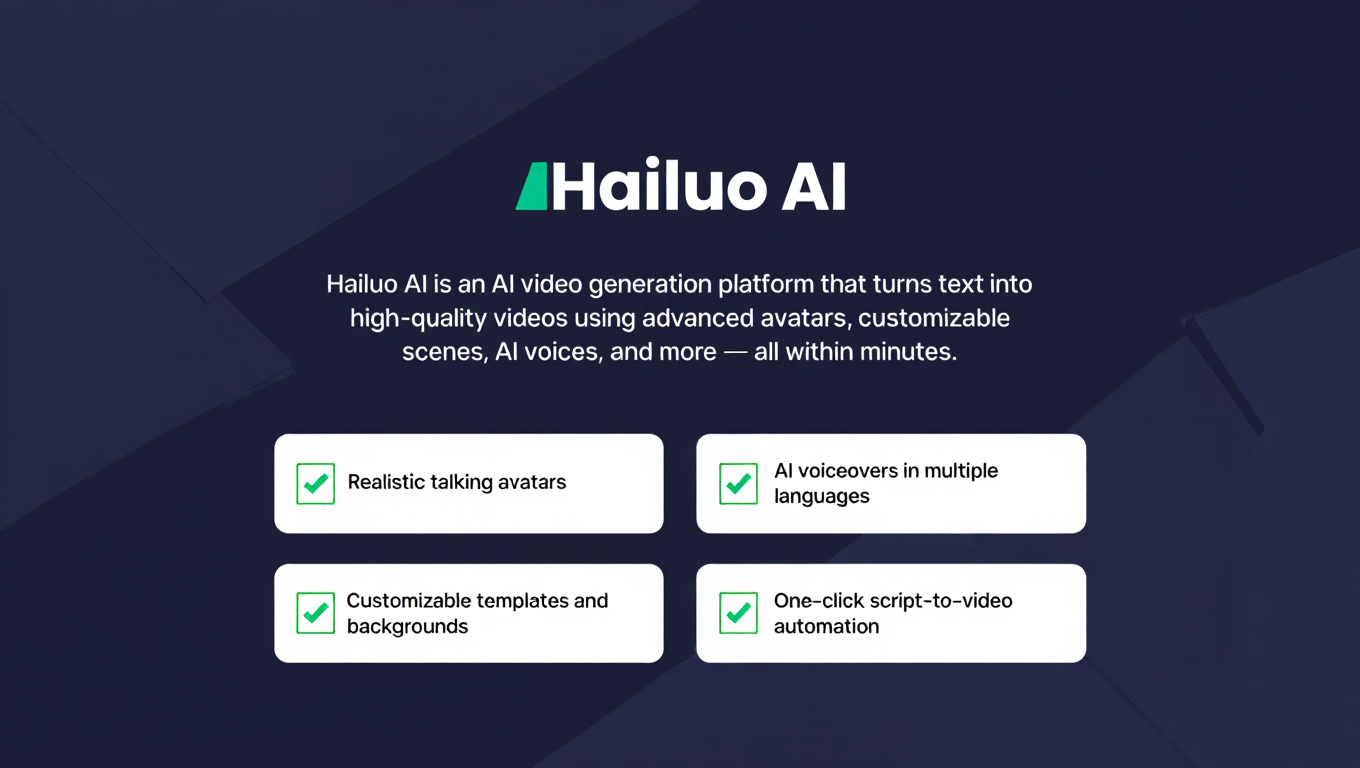 Hailuo AI Text to video converter